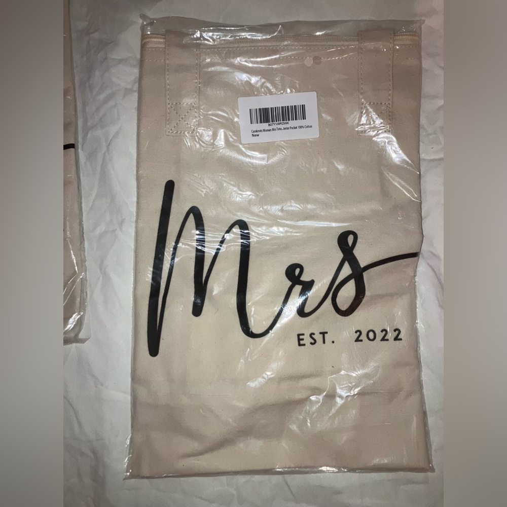Caraknots Women Mrs Tote 100% Cotton - Picture 4 of 7